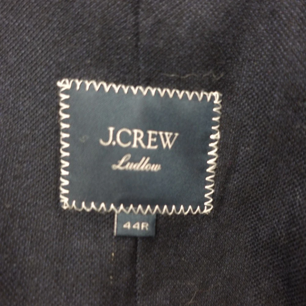 J Crew Ludlow Blazer Mens 44R Navy Blue SLIM Suit Jacket MOON English Wool